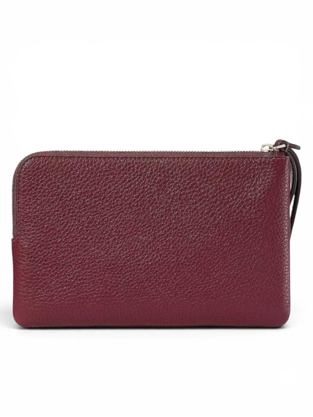 Kate Spade Chelsea Medium Wristlet Pouch Deep Berry Pebbled Leather NWT